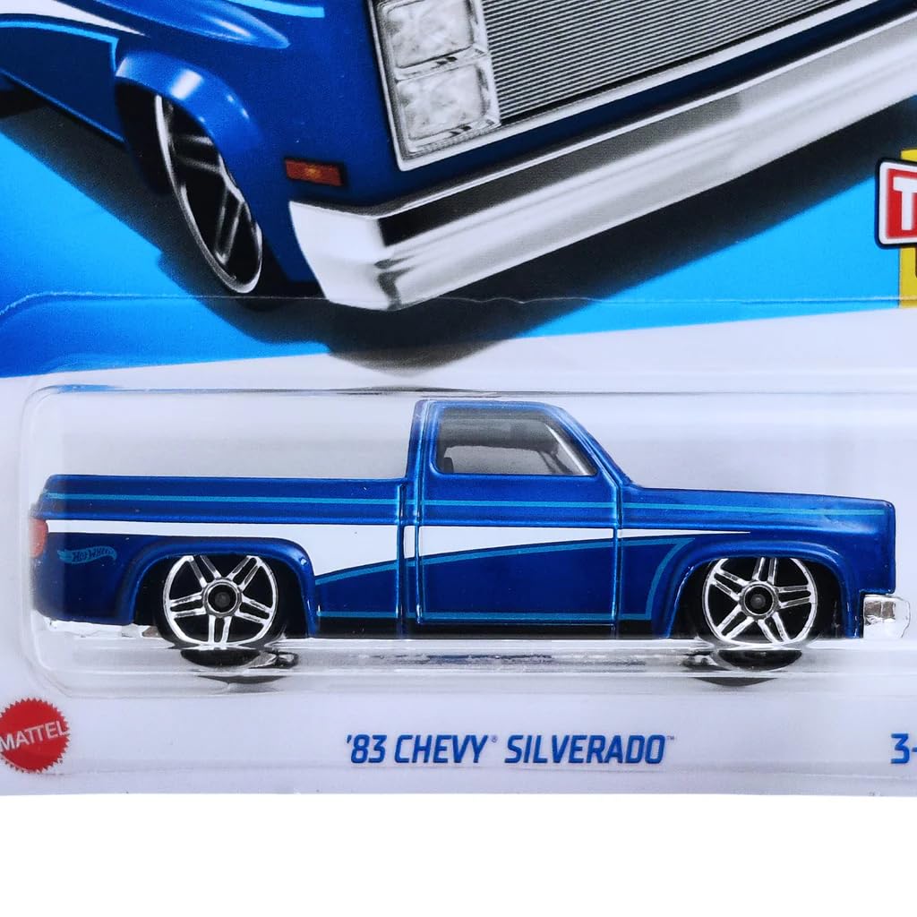 Hot Wheels 1:64 Scale 83 Chevy Silverado Then and Now for Ages 3